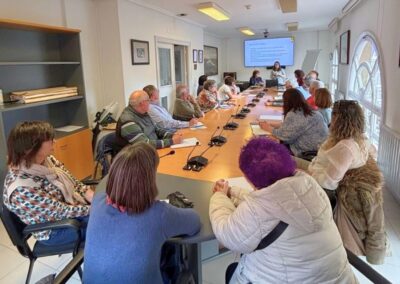 El Consejo de Personas Mayores de Erandio celebra su primera reunión dentro de Erandio Lagunkoia