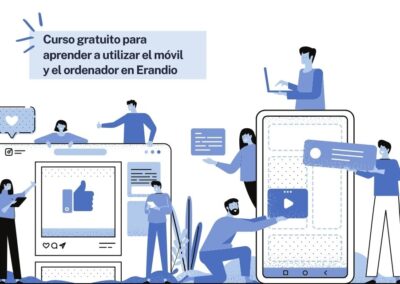 Curso gratuito para aprender a utilizar el móvil y el ordenador en Erandio